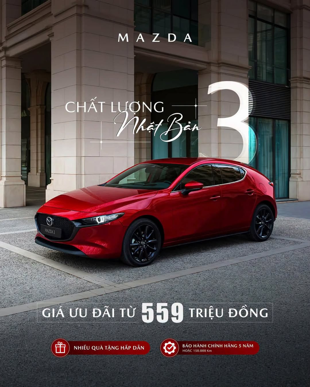 Mazda3 thế hệ 7G – ưu đãi tháng 9 tại THACO Phú Mỹ Hưng