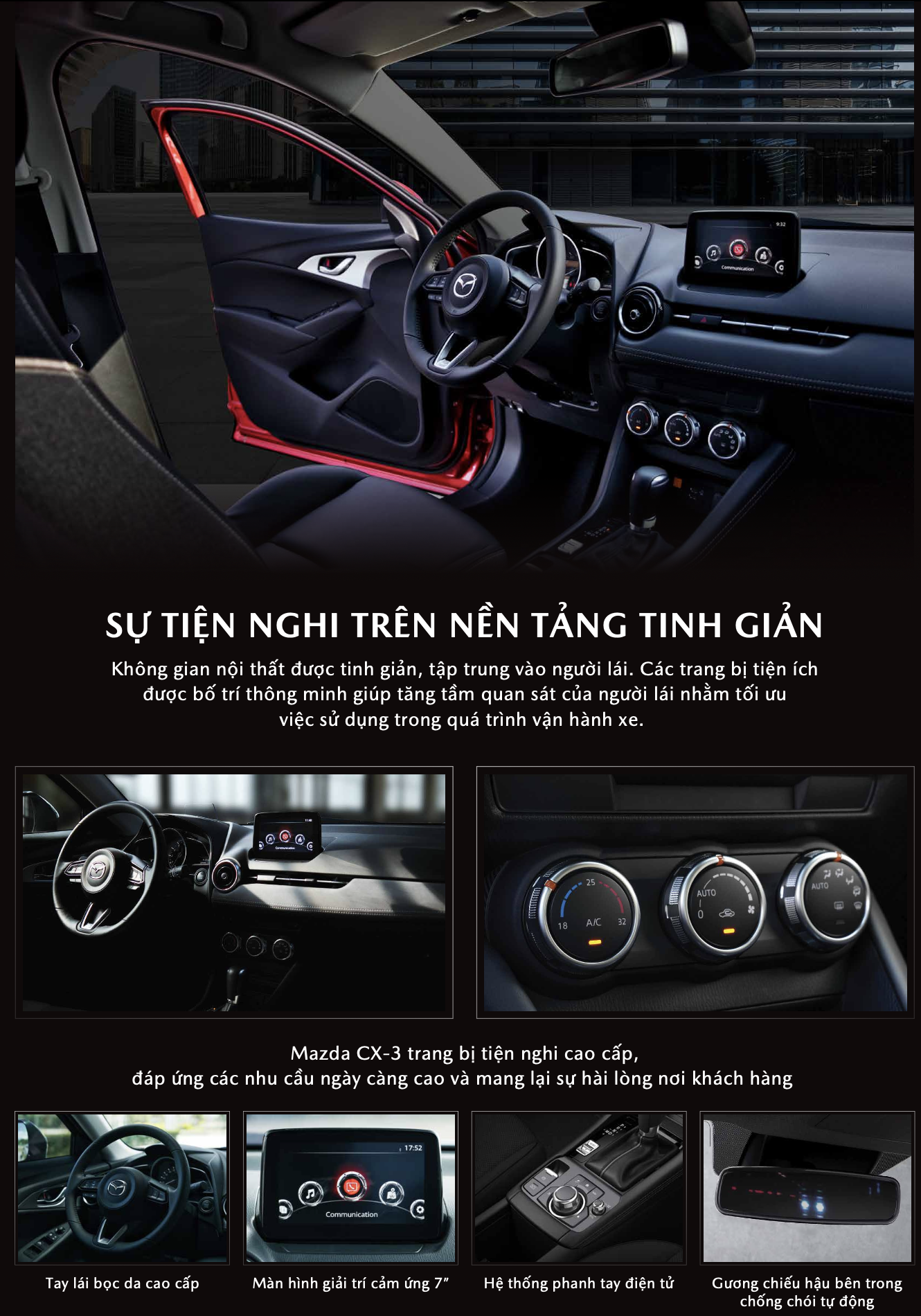 Nội thất Mazda CX-3 01