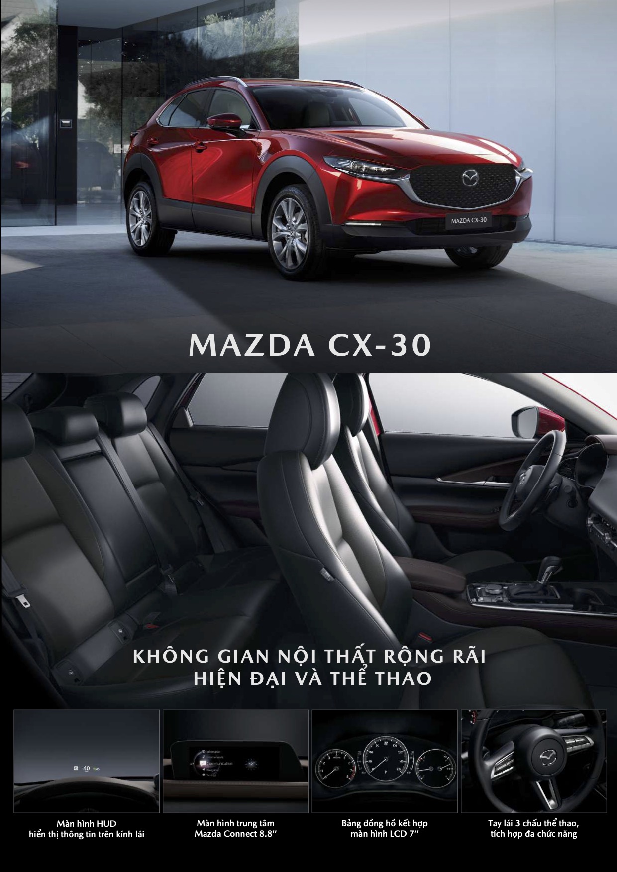 Nội thất Mazda CX-30 01