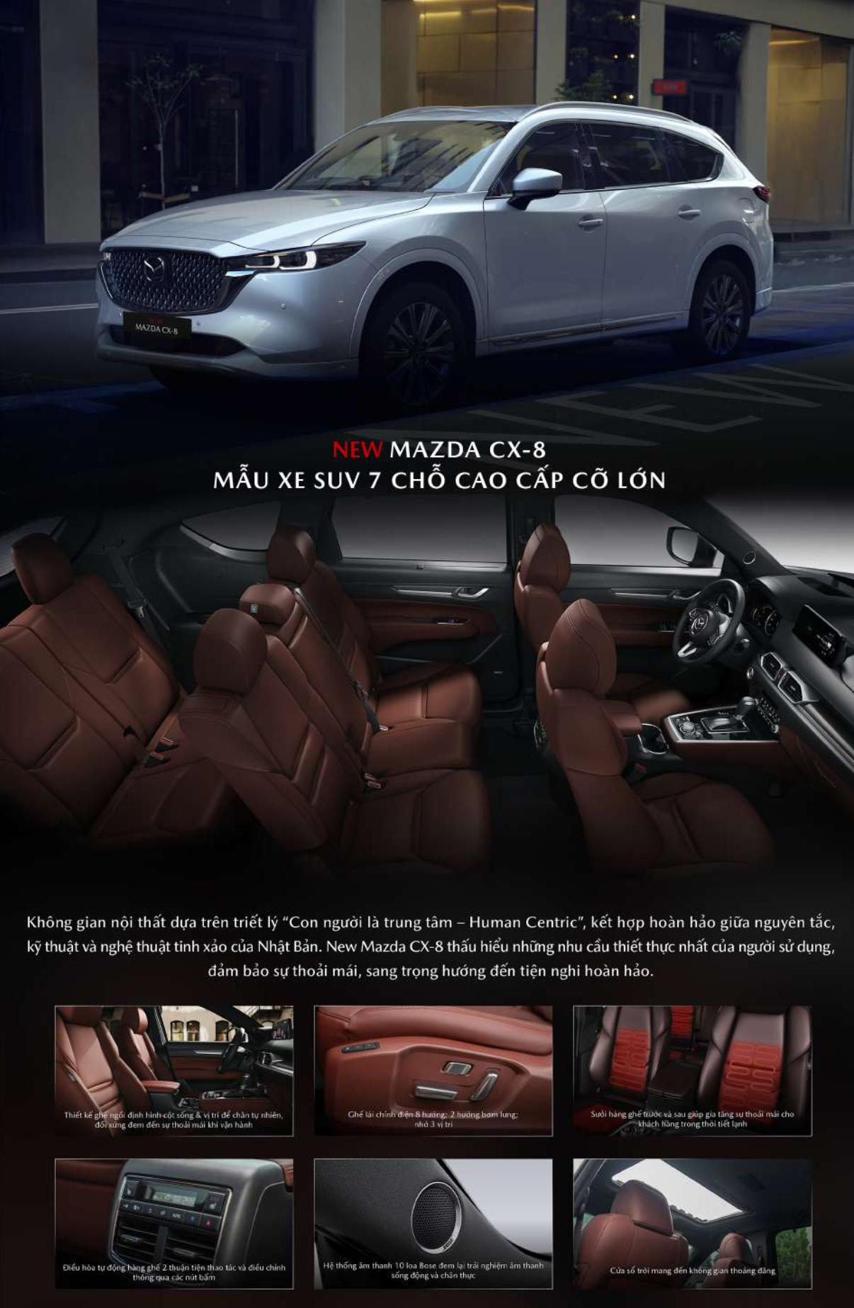 Nội thất Mazda CX-8