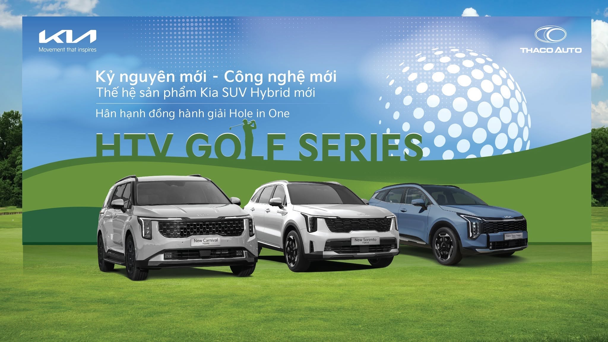 HTV Golf Series 2026 – trải nghiệm thế hệ sản phẩm Kia Hybrid mới